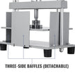 VEVOR Manual Paper Press Machine, 12x8.6 inch for A4 Sized Papers Flatting Machine, 10cm Thickness Steel Frame Manual Flat Paper Press Machine, Papermaking Book Press
