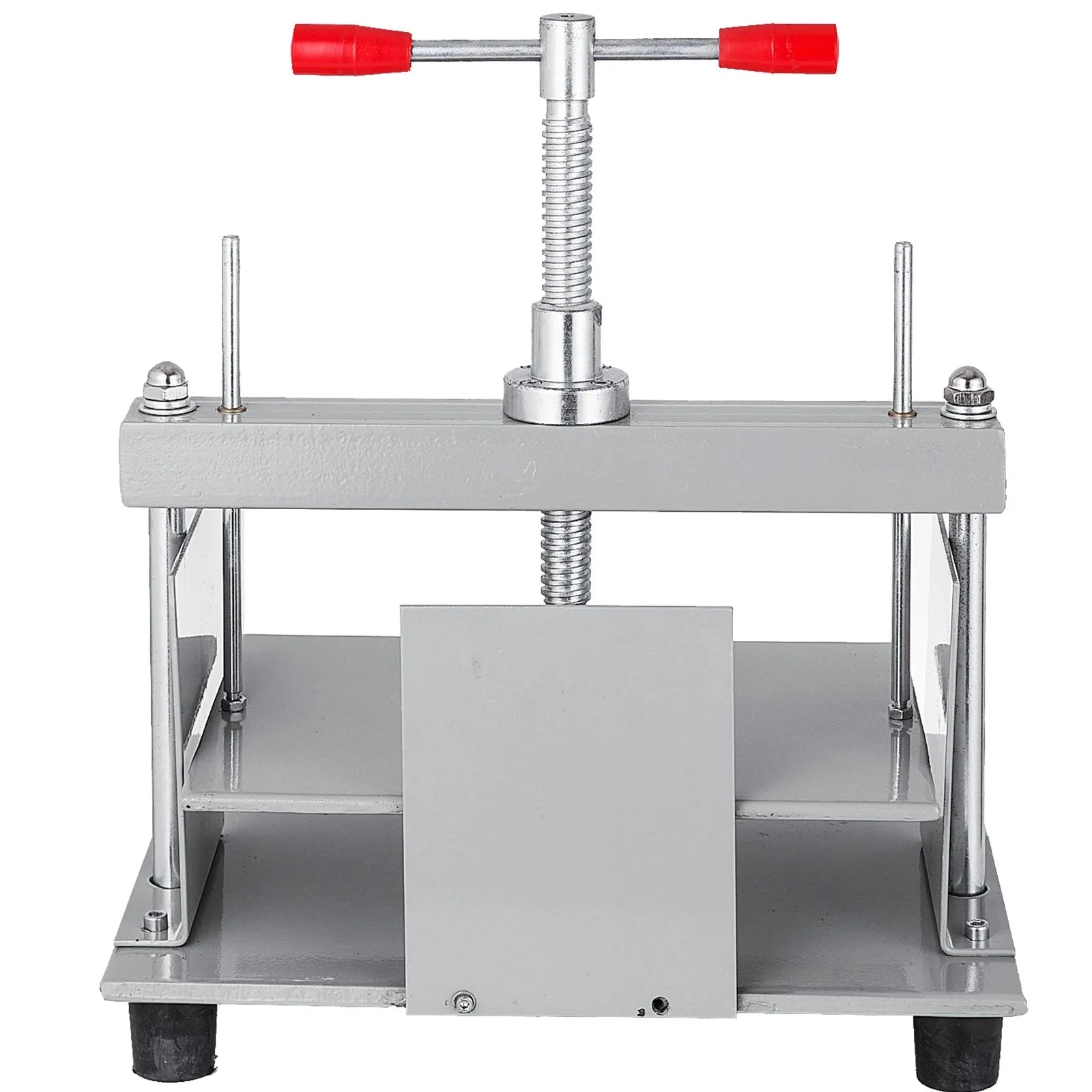 VEVOR Manual Paper Press Machine, 12x8.6 inch for A4 Sized Papers Flatting Machine, 10cm Thickness Steel Frame Manual Flat Paper Press Machine, Papermaking Book Press