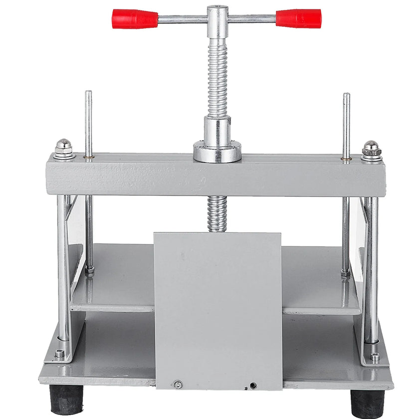 VEVOR Manual Paper Press Machine, 12x8.6 inch for A4 Sized Papers Flatting Machine, 10cm Thickness Steel Frame Manual Flat Paper Press Machine, Papermaking Book Press
