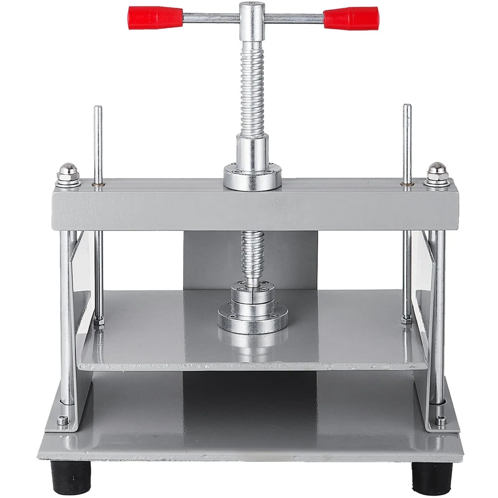 VEVOR Manual Paper Press Machine, 12x8.6 inch for A4 Sized Papers Flatting Machine, 10cm Thickness Steel Frame Manual Flat Paper Press Machine, Papermaking Book Press