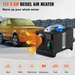 8KW 12V Diesel Air Heater with Black LCD Display and Remote Control