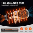 8KW 12V Diesel Air Heater with Black LCD Display and Remote Control