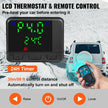 8KW 12V Diesel Air Heater with Black LCD Display and Remote Control