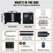 8KW 12V Diesel Air Heater with Black LCD Display and Remote Control