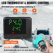 VEVOR Diesel Air Heater, 8KW Parking Heater, All in One 12V Truck Heater, One Outlet Hole, with Black LCD, Remote Control, Fast Heating Diesel Heater, For RV Truck, Boat, Bus, Car Trailer, Motorhomes