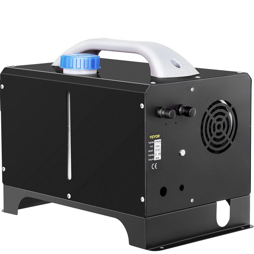 VEVOR Diesel Air Heater, 8KW Parking Heater, All in One 12V Truck Heater, One Outlet Hole, with Black LCD, Remote Control, Fast Heating Diesel Heater, For RV Truck, Boat, Bus, Car Trailer, Motorhomes