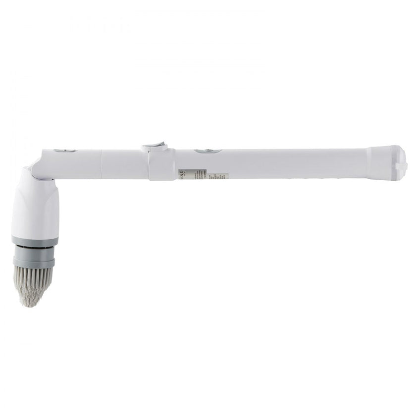 VEVOR Electric Spin Scrubber, Cordless Cleaning Brush with 2 Adjustable Speeds and Extendable Long Handle, 1.5H Runtime Power Shower Scrubber with 4 Replaceable Brush Heads for Bathroom, Tub, Tile