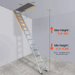 VEVOR Attic Ladder Foldable, 350-pound Capacity, 22.5