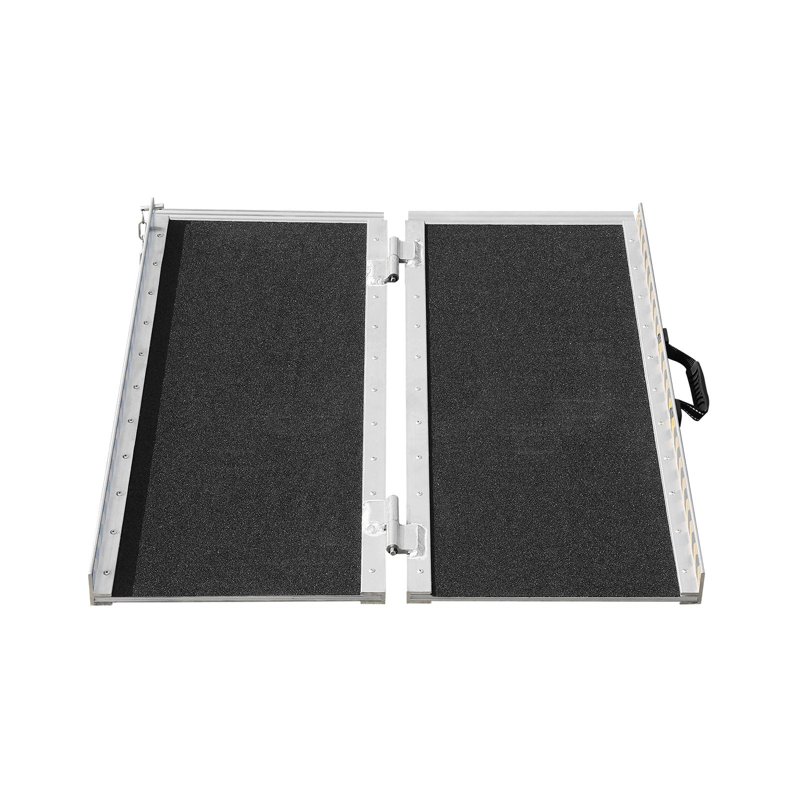 VEVOR Portable Wheelchair Ramp, 2 ft 800 lbs Capacity, Non-Slip Aluminum Folding Threshold Ramp, Foldable Mobility Scooter Ramp Wheel Chair Ramp, Handicap Ramp for Home Steps, Stairs, Doorways, Curbs