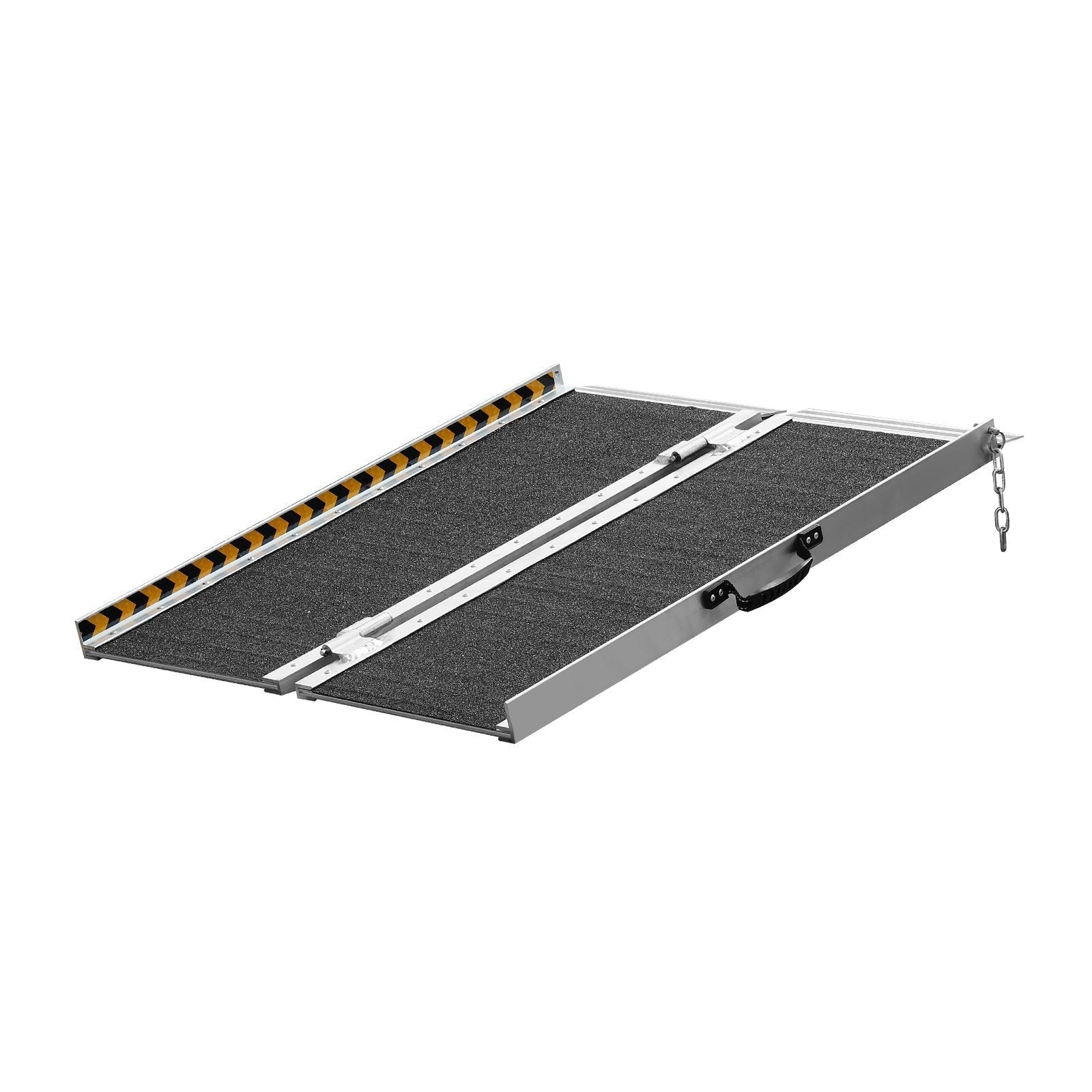 VEVOR Portable Wheelchair Ramp, 3 ft 800 lbs Capacity, Non-Slip Aluminum Folding Threshold Ramp, Foldable Mobility Scooter Ramp Wheel Chair Ramp, Handicap Ramp for Home Steps, Stairs, Doorways, Curbs