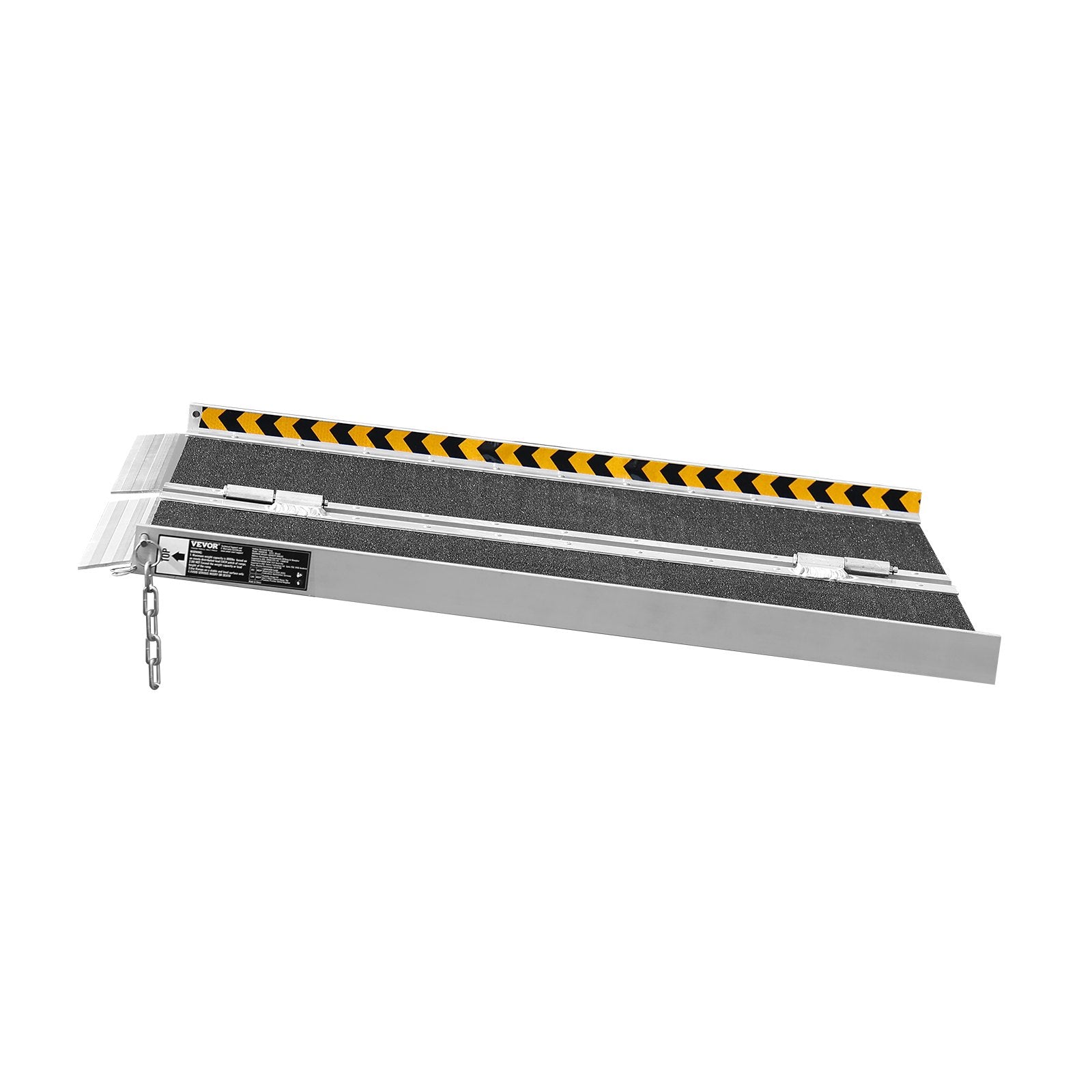 VEVOR Portable Wheelchair Ramp, 3 ft 800 lbs Capacity, Non-Slip Aluminum Folding Threshold Ramp, Foldable Mobility Scooter Ramp Wheel Chair Ramp, Handicap Ramp for Home Steps, Stairs, Doorways, Curbs