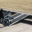 VEVOR Portable Wheelchair Ramp, 5 ft 800 lbs Capacity, Non-Slip Aluminum Folding Threshold Ramp, Foldable Mobility Scooter Ramp Wheel Chair Ramp, Handicap Ramp for Home Steps, Stairs, Doorways, Curbs