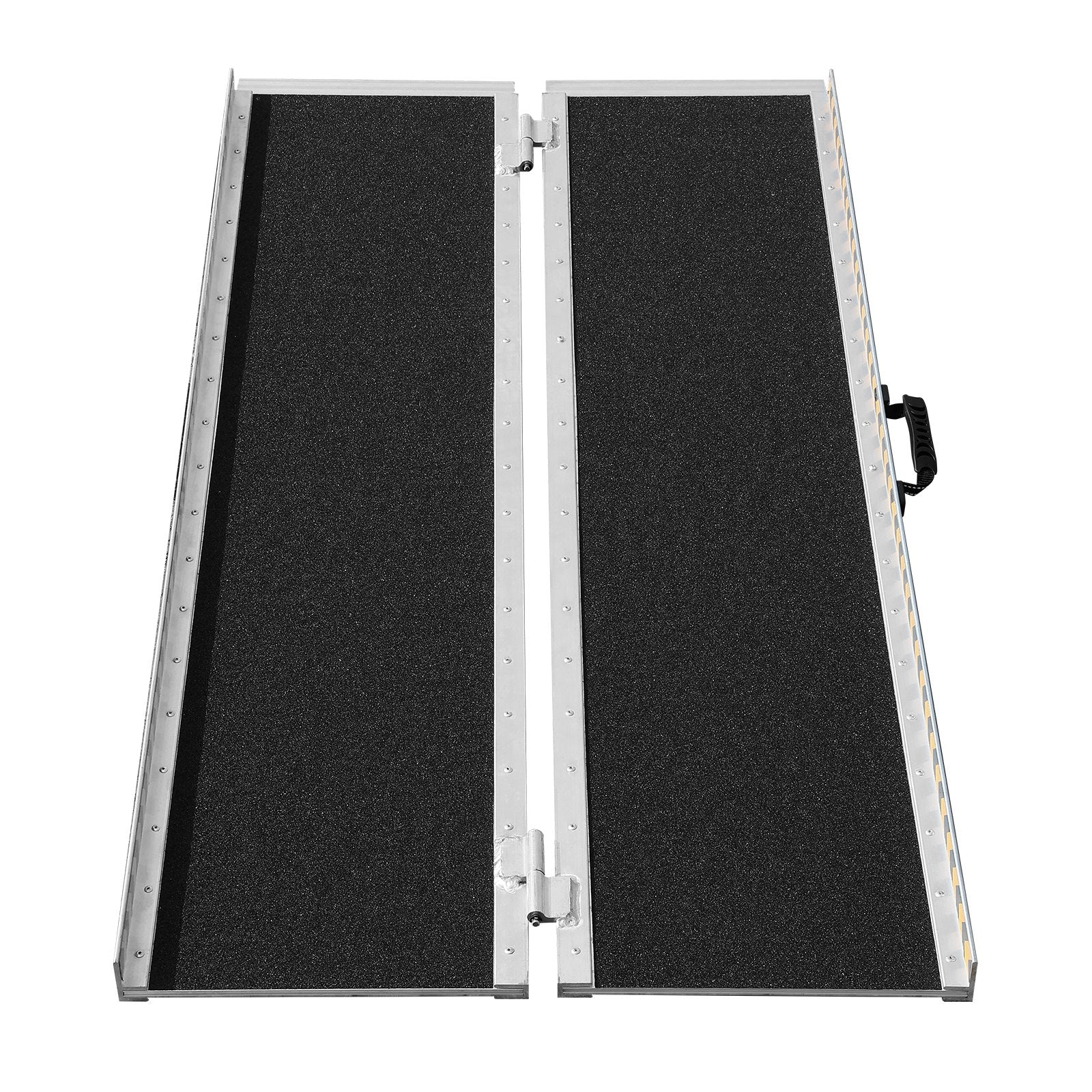 VEVOR Portable Wheelchair Ramp, 5 ft 800 lbs Capacity, Non-Slip Aluminum Folding Threshold Ramp, Foldable Mobility Scooter Ramp Wheel Chair Ramp, Handicap Ramp for Home Steps, Stairs, Doorways, Curbs