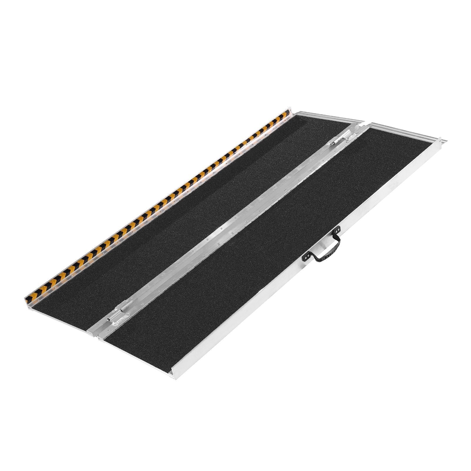 VEVOR Portable Wheelchair Ramp, 5 ft 800 lbs Capacity, Non-Slip Aluminum Folding Threshold Ramp, Foldable Mobility Scooter Ramp Wheel Chair Ramp, Handicap Ramp for Home Steps, Stairs, Doorways, Curbs