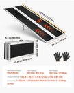 7FT Portable Wheelchair Ramp, Folding Aluminum Handicap Ramp with Non-Slip Surface, 800 lb Capacity