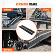VEVOR Portable Wheelchair Ramp, 8 ft 800 lbs Capacity, Non-Slip Aluminum Folding Threshold Ramp, Foldable Mobility Scooter Ramp Wheel Chair Ramp, Handicap Ramp for Home Steps, Stairs, Doorways, Curbs