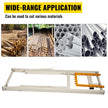 VEVOR Logging Saw Horse Durable Steel Log Sawhorse, Foldable Log Cutting Stand with Sharp Claws and Adjustable Height, Horse Stands for Cutting Wood, Space-Saving Sawbuck, Easy to Assemble and Carry