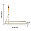 VEVOR Logging Saw Horse Durable Steel Log Sawhorse, Foldable Log Cutting Stand with Sharp Claws and Adjustable Height, Horse Stands for Cutting Wood, Space-Saving Sawbuck, Easy to Assemble and Carry