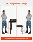 VEVOR 8' Portable Beer Pong Tailgate Table Party Drinking Game Carrying Handle