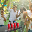 VEVOR 8' Portable Beer Pong Tailgate Table Party Drinking Game Carrying Handle