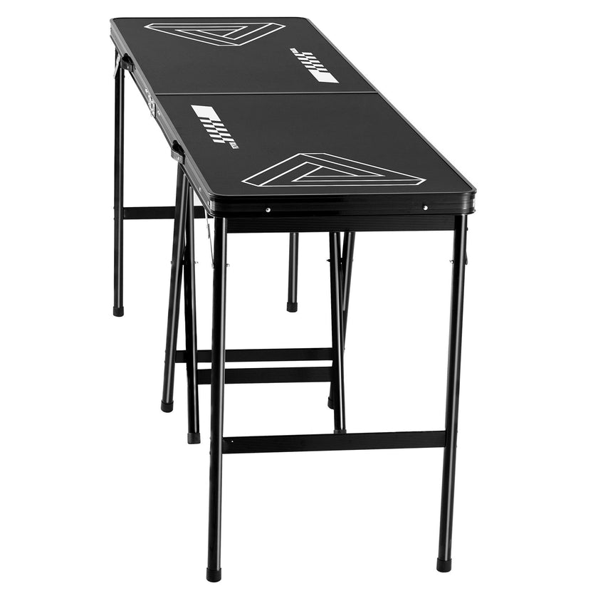 VEVOR 8' Portable Beer Pong Tailgate Table Party Drinking Game Carrying Handle