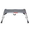 VEVOR Folding Work Platform, 660 lbs Load Capacity, Aluminum Drywall Stool Ladder, Heavy Duty Work Bench w/ Non-Slip Feet, Ideal for Washing Vehicles, Cleaning, Painting, Decorating