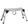 VEVOR Folding Work Platform, 330 lbs Load Capacity, Aluminum Drywall Stool Ladder, Heavy Duty Work Bench w/ Non-Slip Feet, Ideal for Washing Vehicles, Cleaning, Painting, Decorating