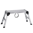 VEVOR Folding Work Platform, 330 lbs Load Capacity, Aluminum Drywall Stool Ladder, Heavy Duty Work Bench w/ Non-Slip Feet, Ideal for Washing Vehicles, Cleaning, Painting, Decorating