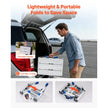 Folding Work Platform – Adjustable Height Aluminum Step Stool & Portable Work Bench, 500 lb Capacity
