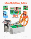 VEVOR Automatic Webbing Cutting Machine Hot and Cold Ribbon Shoelaces Cutter