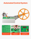 VEVOR Automatic Webbing Cutting Machine Hot and Cold Ribbon Shoelaces Cutter