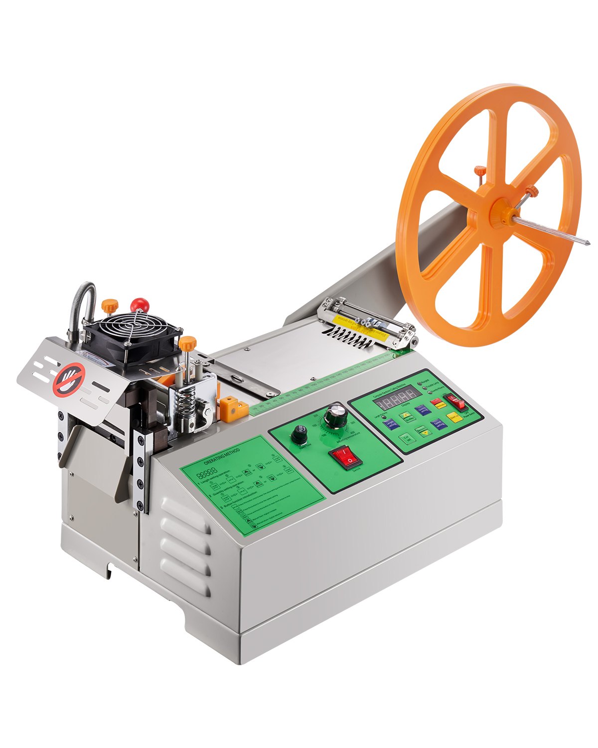 VEVOR Automatic Webbing Cutting Machine Hot and Cold Ribbon Shoelaces Cutter