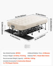 VEVOR Air Mattress with Frame & Built-in Pump 1 Person Inflatable Mattress 300lb