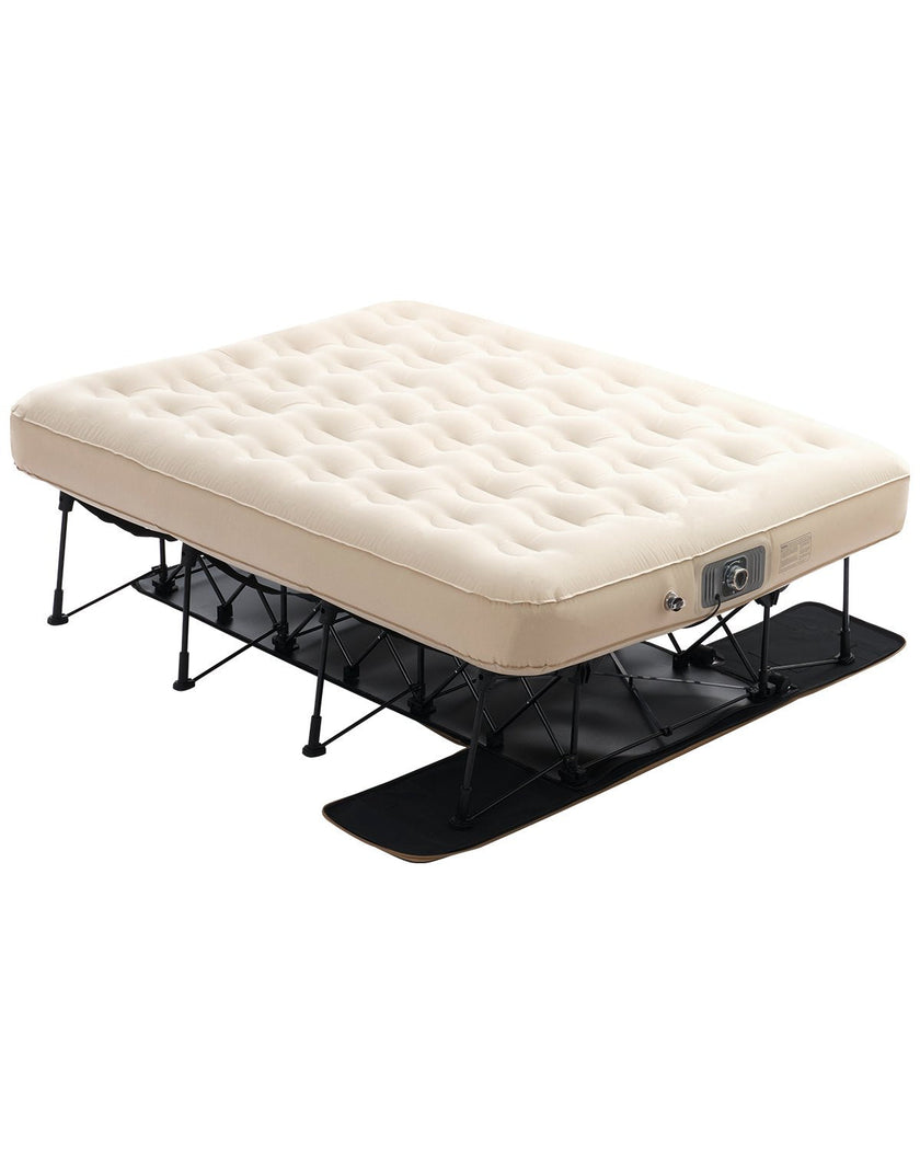 VEVOR Air Mattress with Frame & Pump 2 Person Inflatable Camping Cot 600lbs