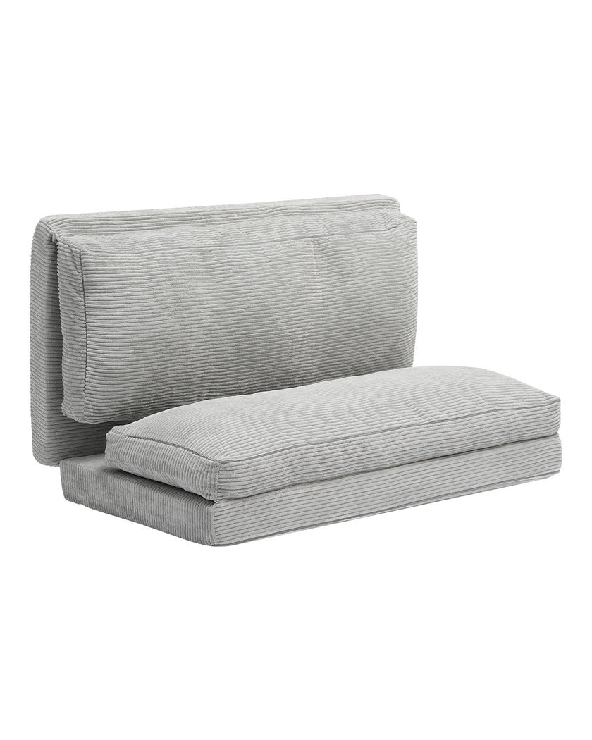 VEVOR Folding Sofa Bed Foldable Couch Bed with Washable Cover Dark Grey (Full)