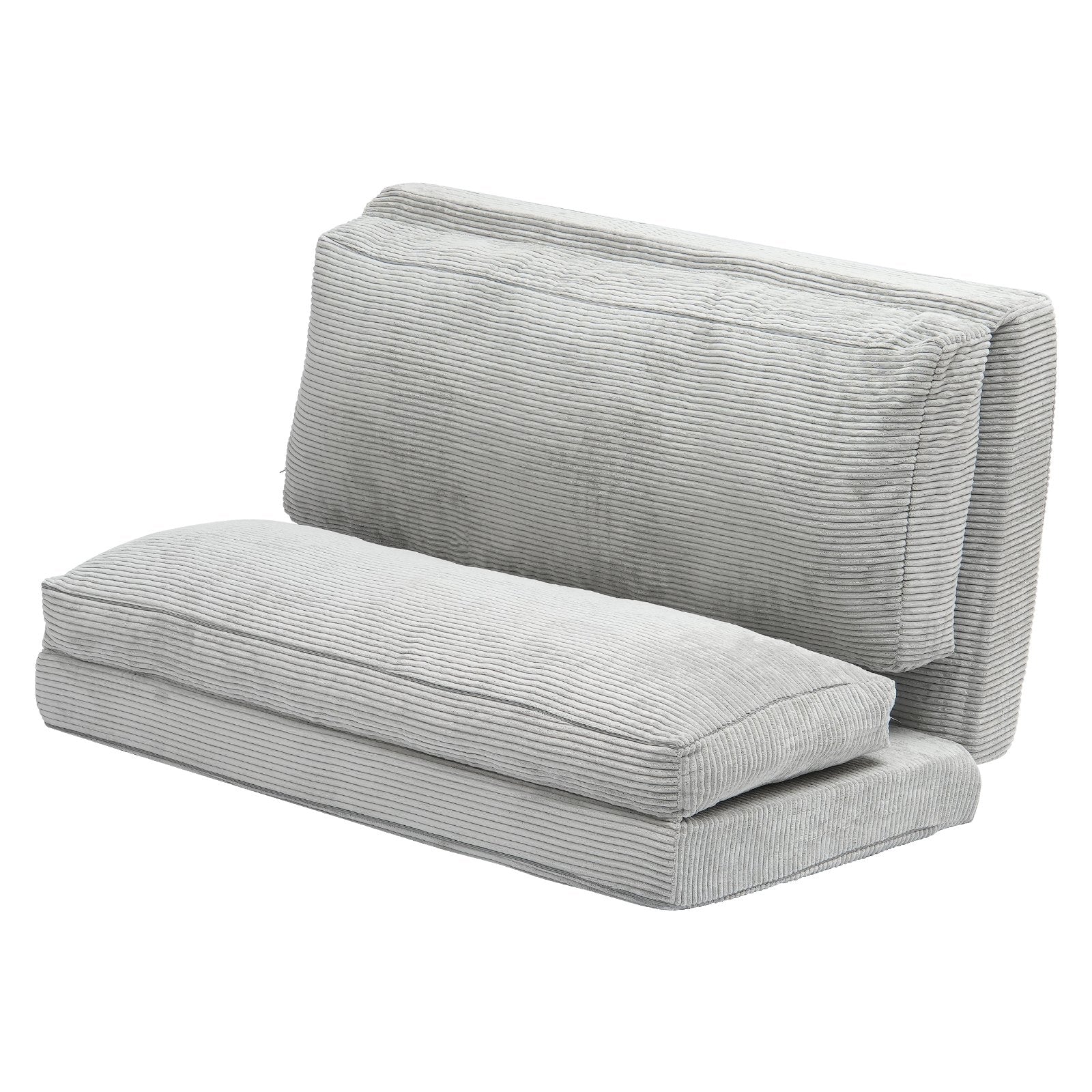 VEVOR Folding Sofa Bed Foldable Couch Bed with Washable Cover Dark Grey (Full)