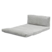 VEVOR Folding Sofa Bed Foldable Couch Bed with Washable Cover Dark Grey (Full)