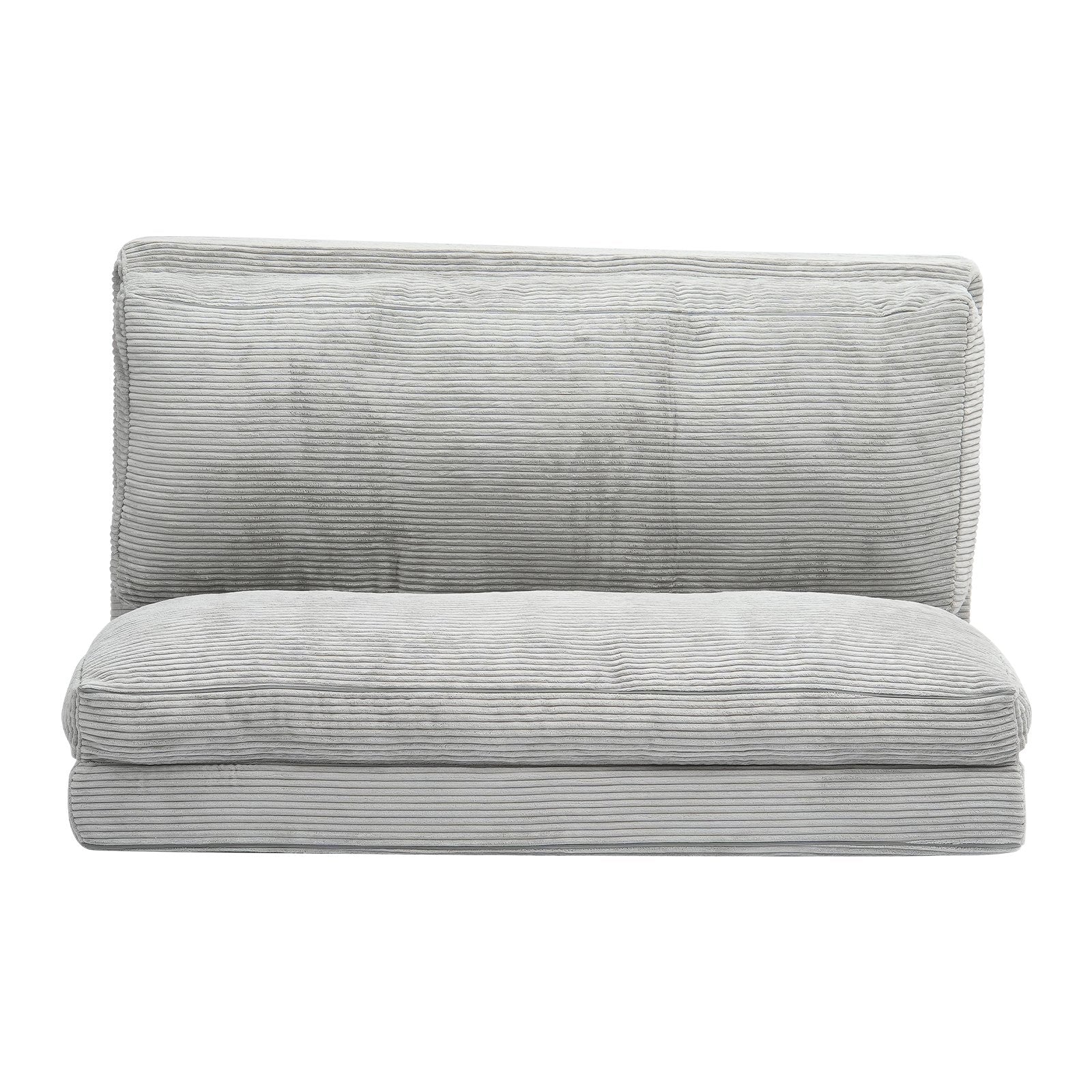 VEVOR Folding Sofa Bed Foldable Couch Bed with Washable Cover Dark Grey (Full)