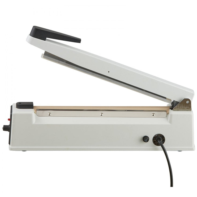VEVOR Impulse Sealer 12 inch, Manual Heat Sealing Machine with Adjustable Heating Mode, Aluminum Shrink Wrap Bag Sealers for Plastic Mylar PE PP Bags, Portable Poly Bag Sealer with Extra Replace Kit