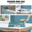 VEVOR Impulse Sealer 12 inch, Manual Heat Seal Machine with Adjustable Heating Mode, Iron Shrink Wrap Bag Sealers for Plastic Mylar PE PP Bags, Portable Poly Bag Sealing Machine with Extra Replace Kit