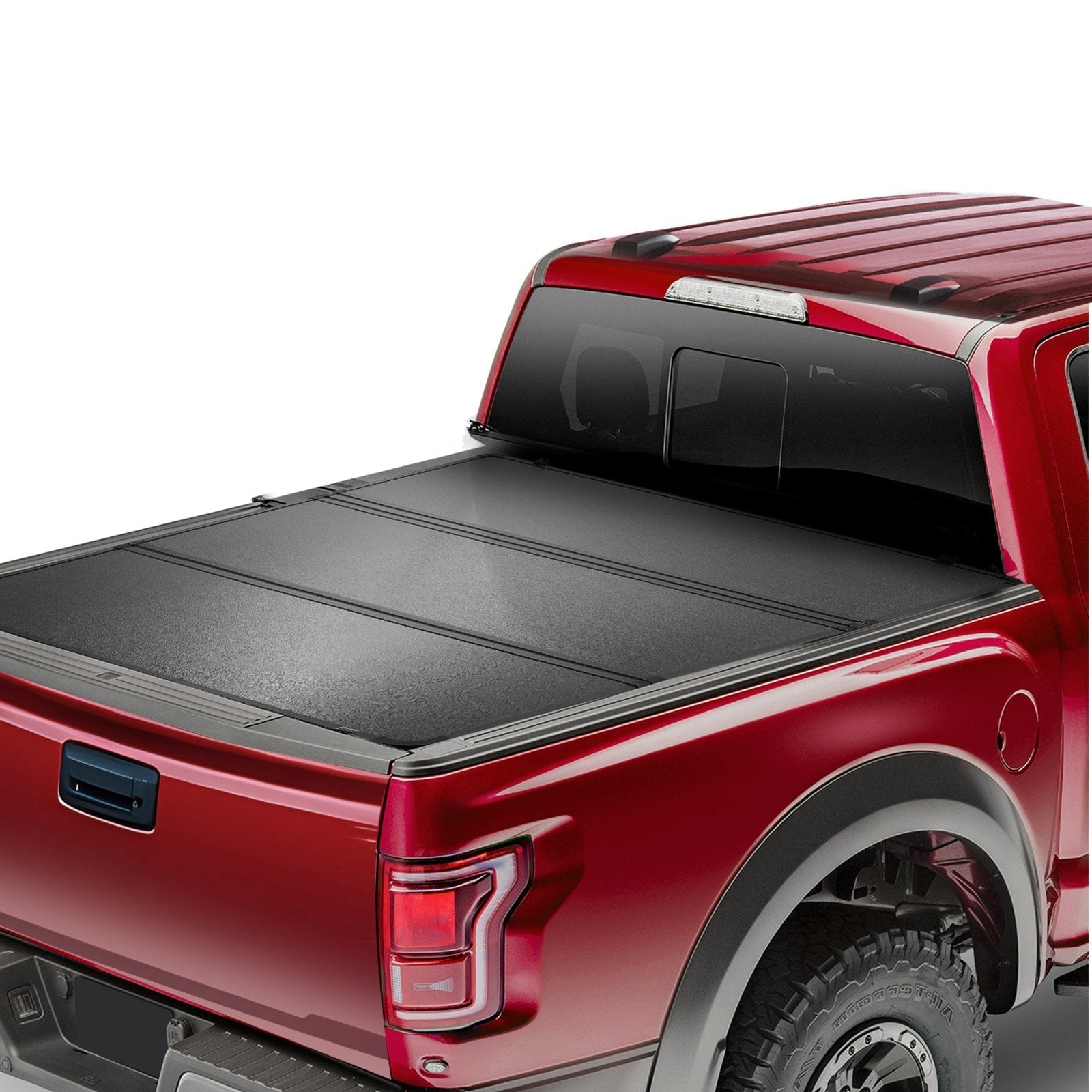 VEVOR Tri-Fold Truck Bed Tonneau Cover, Compatible with 2019-2024 Chevy Silverado GMC Sierra 1500 (NOT FIT 19-24 Classic) 5'8