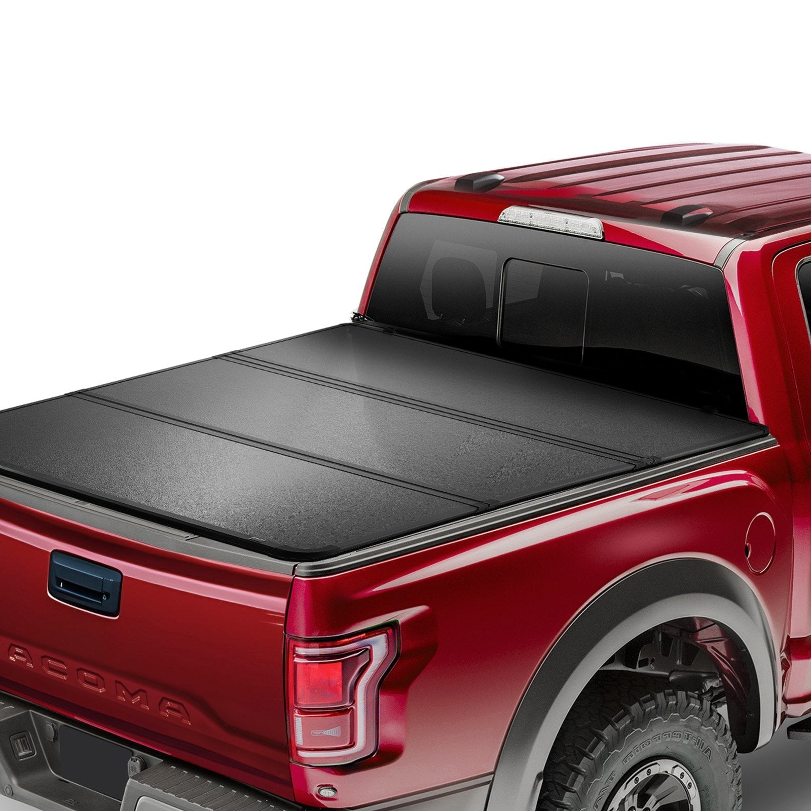 VEVOR Tri-Fold Truck Bed Tonneau Cover, Compatible with 2016-2023 Toyota Tacoma, 5' (60.5