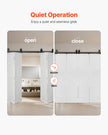 VEVOR Bi-Folding Sliding Barn Door Hardware Track Kit 64