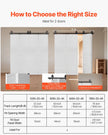 VEVOR Bi-Folding Sliding Barn Door Hardware Track Kit 64