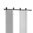 VEVOR Bi-Folding Sliding Barn Door Hardware Track Kit 64