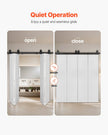 VEVOR Bi-Folding Sliding Barn Door Hardware Track Kit 60
