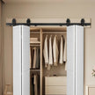 VEVOR Bi-Folding Sliding Barn Door Hardware Track Kit 60