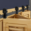 VEVOR Bi-Folding Sliding Barn Door Hardware Track Kit 60
