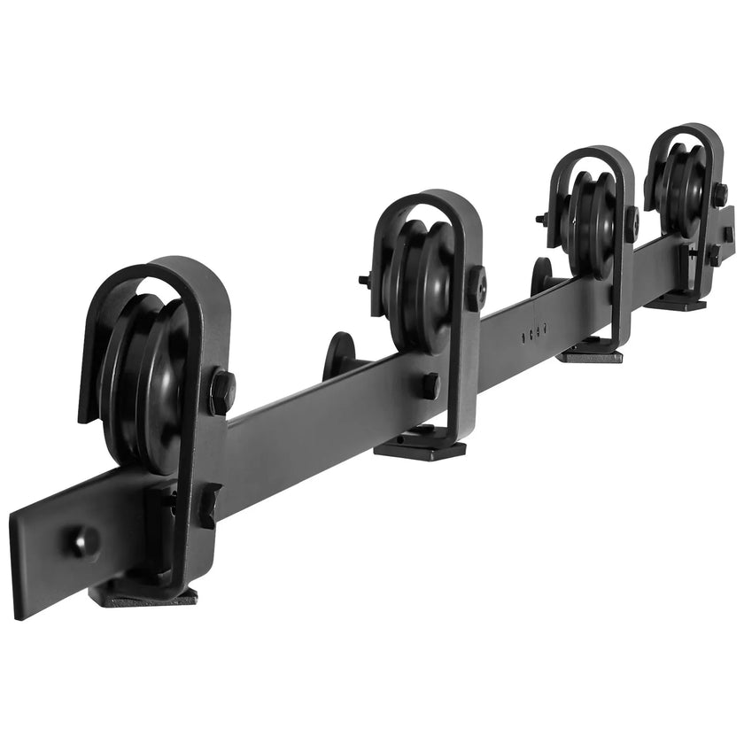 VEVOR Bi-Folding Sliding Barn Door Hardware Track Kit 76