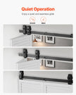 VEVOR Bi-Folding Sliding Barn Door Hardware Track Kit 36